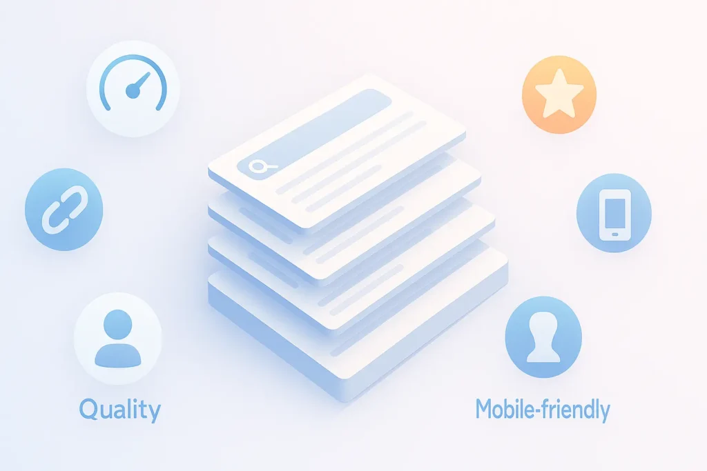 Ranking: How Search Engines Decide Which Pages Show First