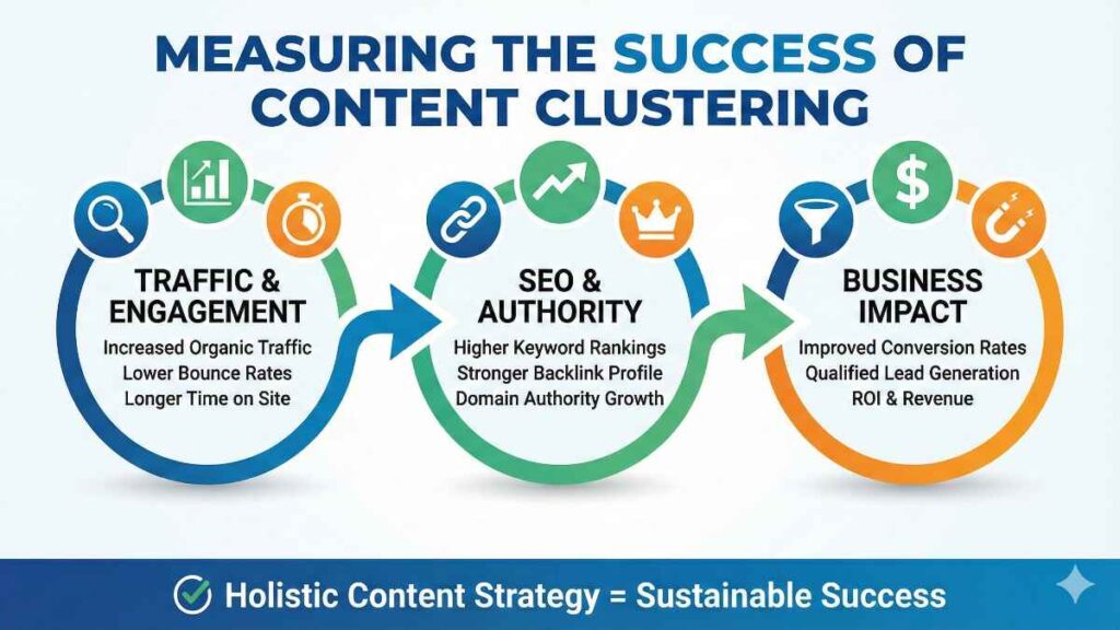 Measuring the Success of Content Clustering
